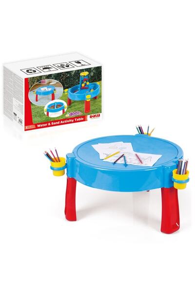 DOLU OYUNCAK Girl Boy Child Water and Sand Play Activity Table Educational Learning Toy