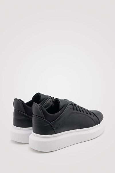 Depodan Pánské černé sportovní boty Conteyner Daily High Sole Sneaker