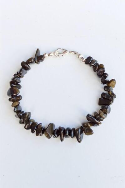 Vip-Aksesuar Black Obsidian Stone Natural Stone Bracelet