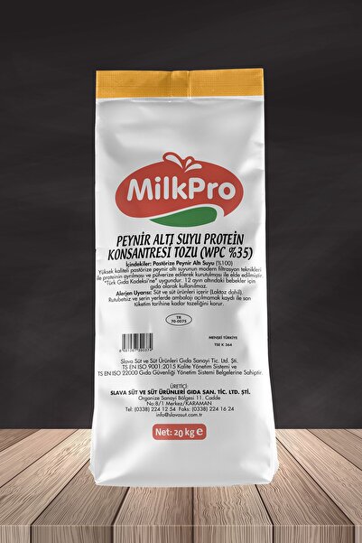 MİLKPRO Peynir Altı Suyu Konsantresi %35 (whey Protein Concantrate %35)
