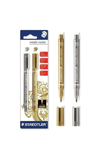 Staedtler علامة معدنية 1-2 مم مجموعة أقلام معدنية 2 قطعة 8323-s Bk2