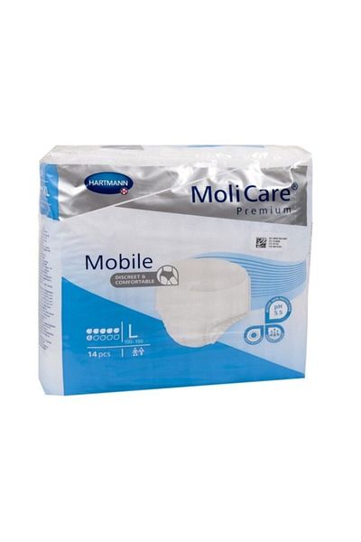 Hartmann Molicare Premium - Blue Drop Cloth Panties, Large 14 Pcs