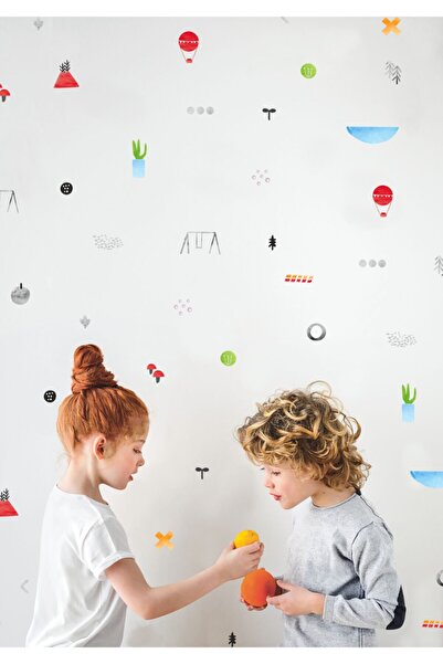 Sticker Sepetim Настінні наклейки для дитячої кімнати 2,3,5,7,11 см, 40 штук,...