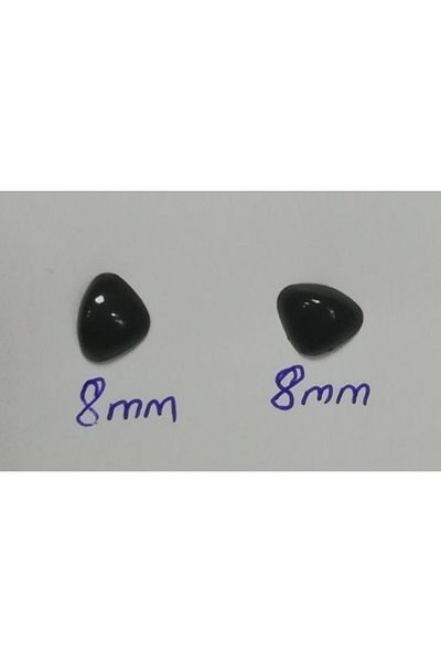 orhanucuzluk Κλειδωμένη μύτη 8 mm Μαύρο (5 τεμάχια)