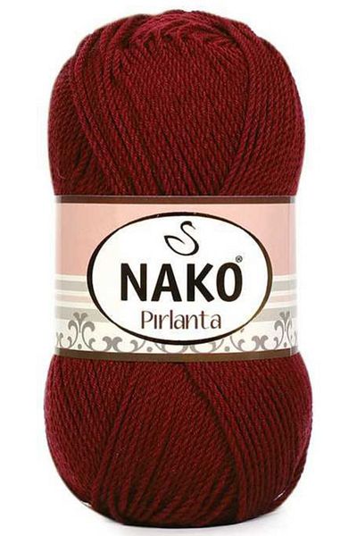 NAKO Ipi 1175 Σκούρο Κόκκινο Διαμαντένιο Πλεκτό