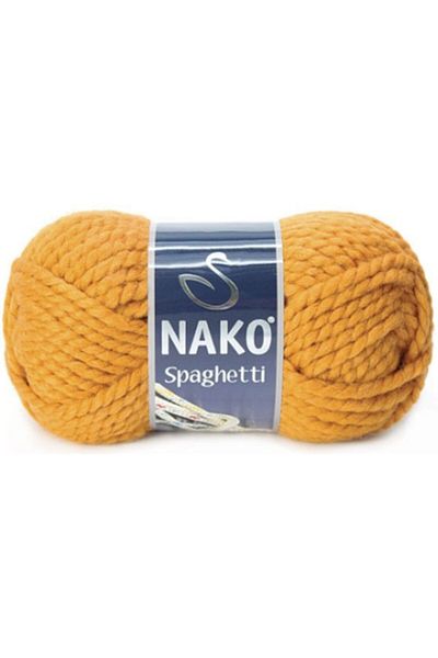 NAKO Σπαγγέτι Πλεκτό Σχοινί 941 Μουστάρδα