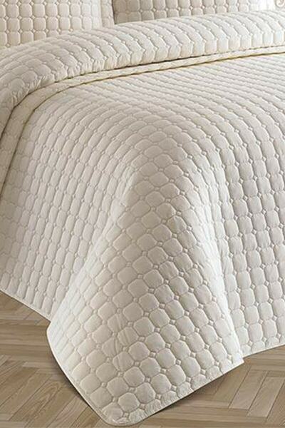 jön Estiva Cream Colored Double Bedspread Set