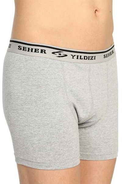 Seher Yıldızı Ανδρικό σορτς μπόξερ Lycra - Πακέτο 10 Seher 0060