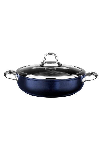 Leggno Master Titanium Blue 26 cm Shallow Pot Mst2828st26bk
