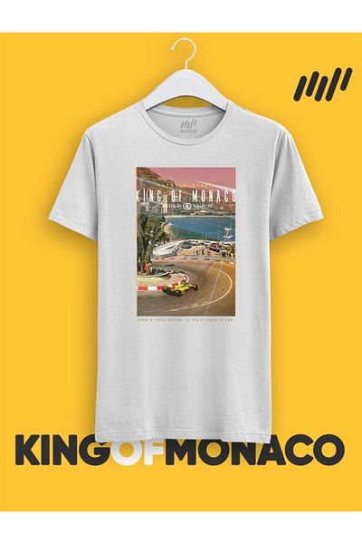 FANBOX SHOP Μπλουζάκι King Of Monaco Ayrton Senna