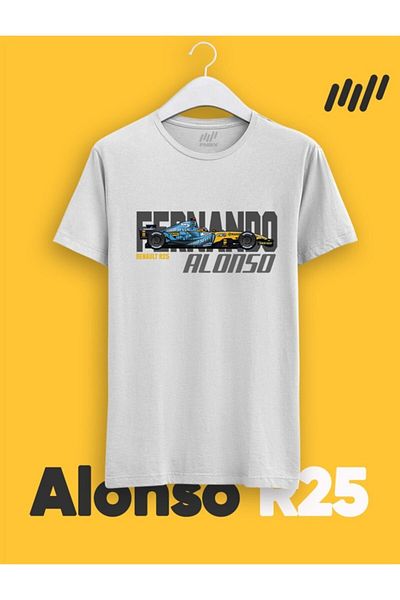 FANBOX SHOP Μπλουζάκι Unisex Fernando Alonso Renault R25