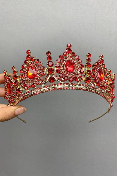 Hobigram Ahu Model Gold Henna و Crown Bridal - تصميم خاص، إكسسوار، إنتاج عالي الجودة، طراز مذهل