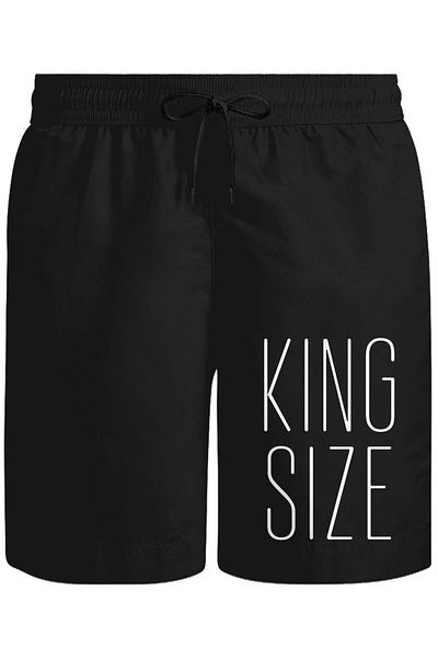 HobyUsa Μαύρο σορτς King Size