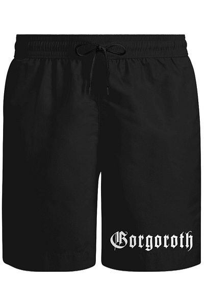 HobyUsa Μαύρο σορτς Gorgoroth