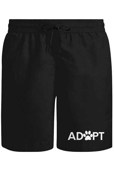 HobyUsa Μαύρο σορτς Adopt