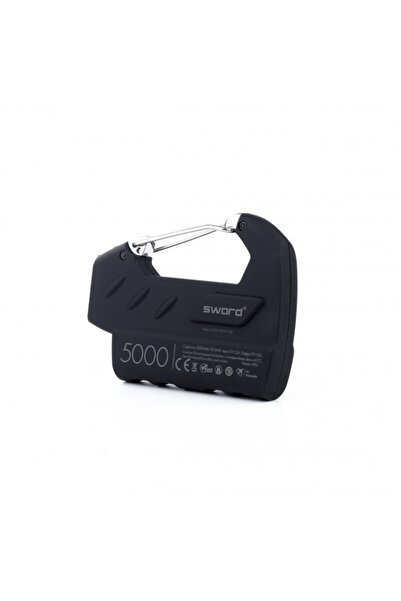 SWORD 5000 Mah 24 Ay Garantili Outdoor Powerbank Siyah