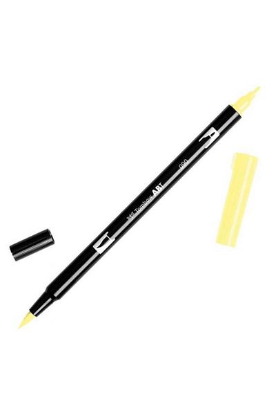 Bruynzeel Tombow Ab-t Baby Yellow - Double Ended Graphic Patterned Pen 090