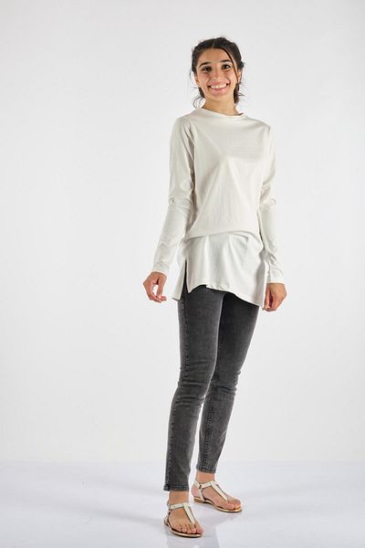 GARMENTY Women's Ecru Tunic