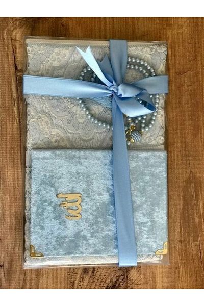 Çapa Home Σετ χαλιών προσευχής 3 τεμαχίων Sky Blue