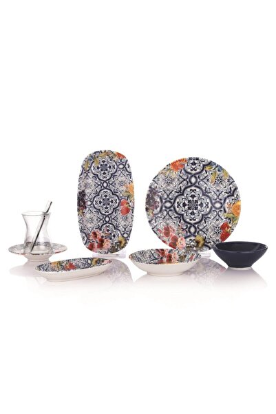 Schafer Sophie Kahvaltı Takımı 32 Parça Lacivert 02