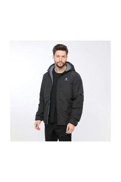 lumberjack Άσσος 00509231 100565300   Lucas Coat Ανδρικό Παλτό Μαύρο