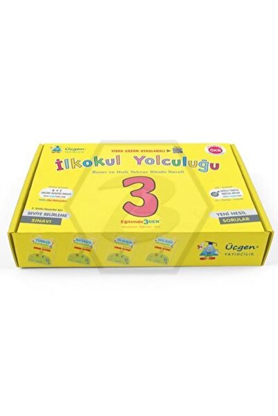 Üçgen Yayıncılık Üçgen 3. Sınıf Ilkokul Yolculuğu Seti 2022 Basım