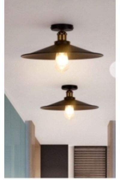 RİOLİGHT Retro Ceiling Lamp - 38cm Chandelier, Price is for 1 Piece