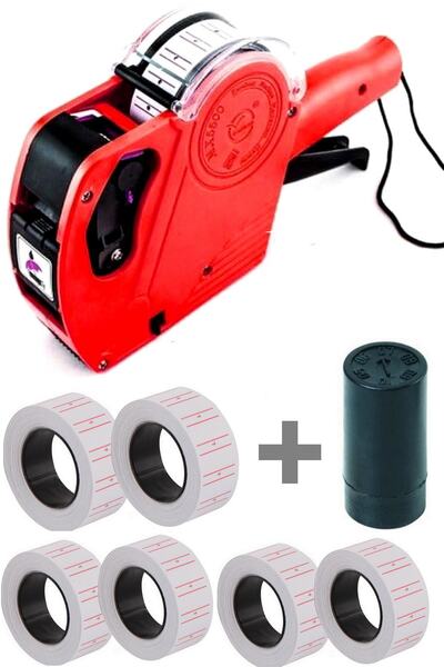 Neler Geldi Neler 8 Haneli Fiyat Etiket Makinesı + 6 Yedek Etiket + 1 Adet Ye...