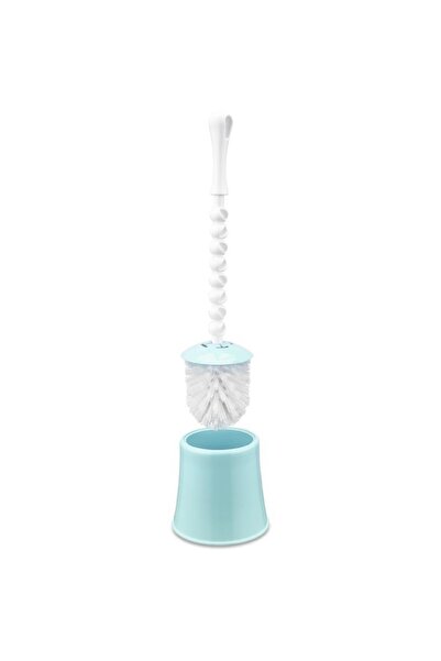 Flora F108 Flower Plastik Wc Klozet Fırçası Turkuaz