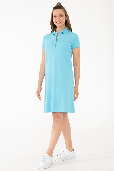 U.S. Polo Assn. Πράσινο Γυναικείο Φόρεμα