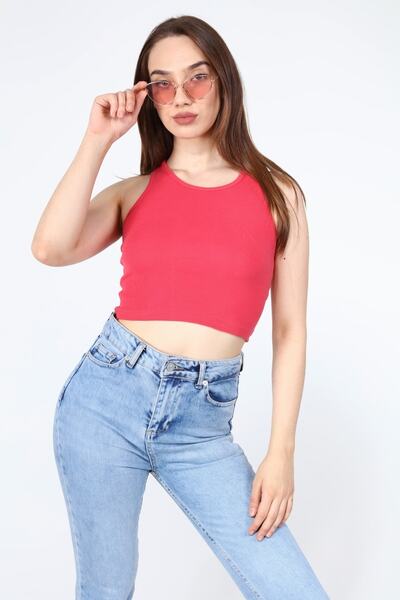 AFŞAR MODA Women's Rambo Crop Blouse