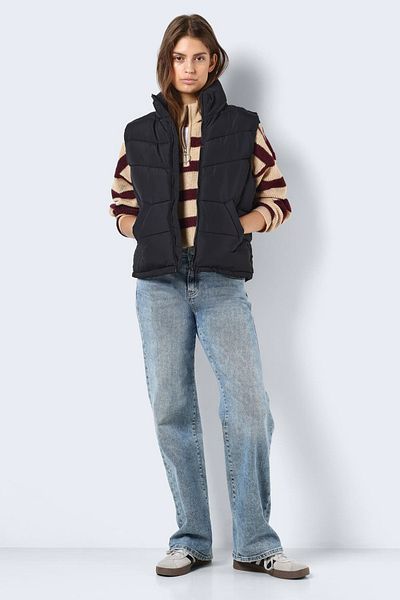 Noisy May Women/Girls Black BLACK LINING Vest