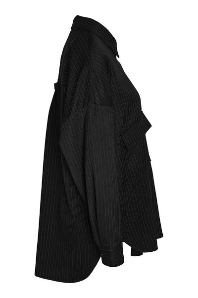 Noisy May Nmdallas Pinsstripe L/s Overshirt - Fwd