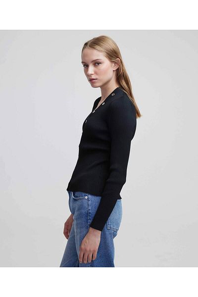MISS IPEKYOL Kötött női pulóver - fekete Iw 6240050039