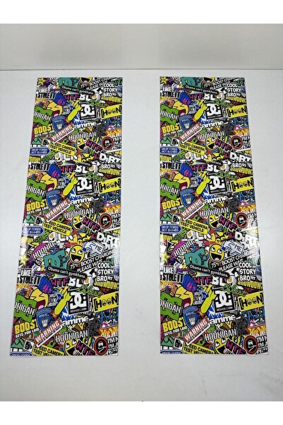 TKY Baskılı Kapı Direk Folyo Hella Flush (2’li takım)