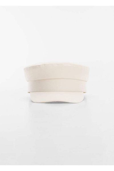 MANGO Woman Cotton Baker Hat
