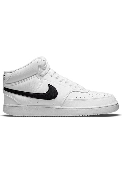 Nike Men's White Sneakers - Court Vision Mid NN, DN3577-101