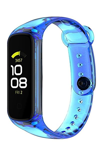 Apsuwa Samsung Galaxy Fit 2 R220 Kordon Kayış Silikon Şeffaf