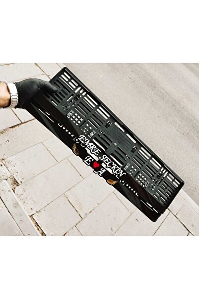 3ADİJİTAL PLAKALIK İSİMLİ KİŞİYE ÖZEL LAZER KESİM PLEKSİ TAKMATİK (2 ADET ) U...