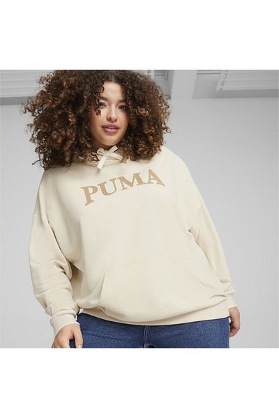 Puma SQUAD Women's Ecru Sweatshirt - 67789987