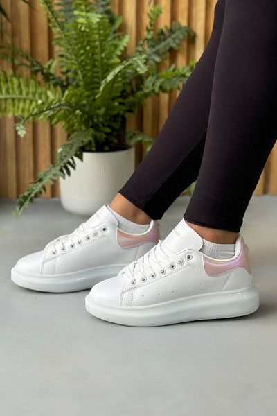 SOLAZER Pantofi de damă White Powder - Pantofi sport casual 032