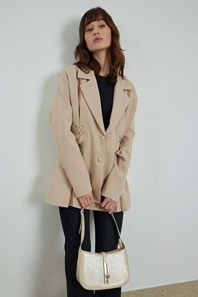 Hooopstore Custom Tailored Blazer Jacket - Stone