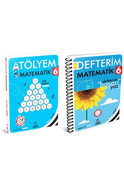 Arı Yayıncılık 2024-2025 Arı Yayıncılık 6. Sınıf Matematik Atölyem+Defter Set...