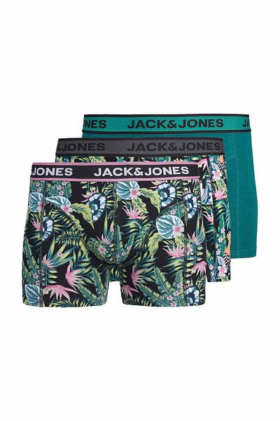 Jack & Jones Jack Jones Jacdrew Trunks 3 τεμάχια Sn Erkek Siyah Boxer 12263874-02