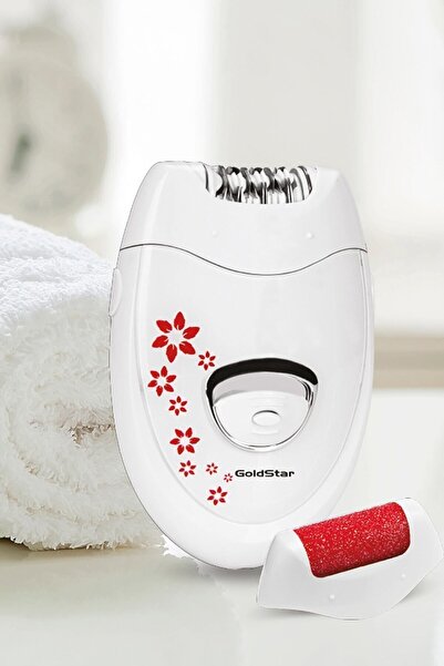 GoldStar St-7102 Şarjlı 2 In 1 Epilatör Ve Topuk Törpüsü Seti Epilasyon Cihazı