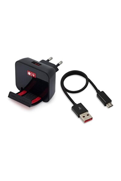 SWISS CHARGER Sch20022 Ecomax Charger Standlı Universal Şarj Cihazı Micro Usb...