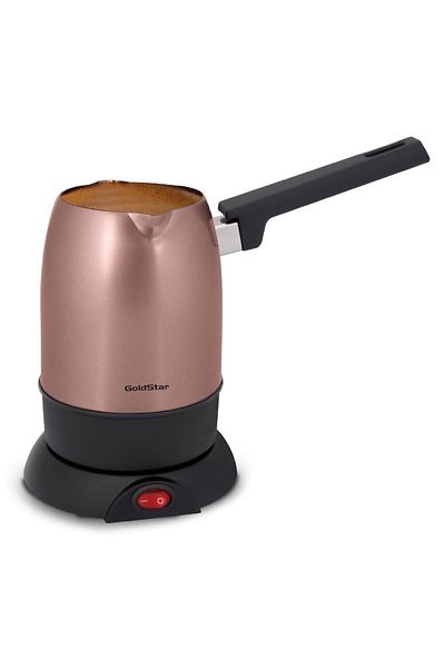 GoldStar Stainless Steel Electric Coffee Pot Dried Rose