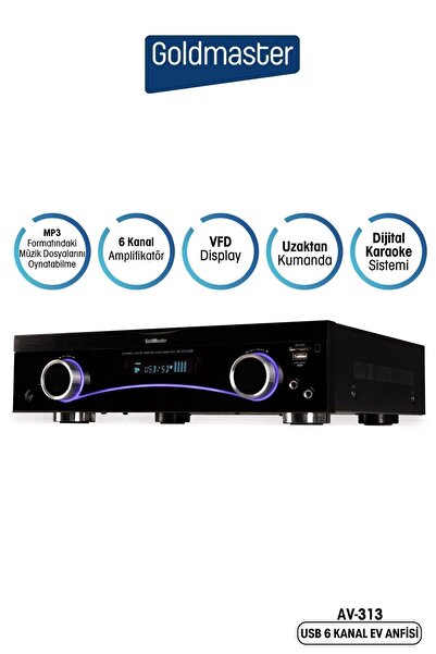GOLDMASTER Av-313 Usb 6 Kanal Ev Anfisi