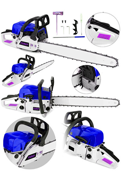 stanrayf Alman 72CC 20 Hp Çelik Piston Turbo Benzinli Hızar Ağaç Odun Dal Küt...