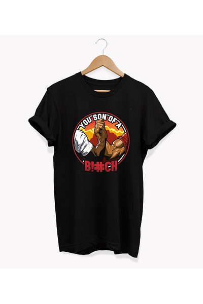 remonz Son Of Printed - T-Shirt 100% Cotton Crew Neck, κανονικό μέγεθος